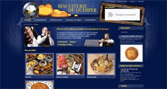 Desktop Screenshot of biscuiteriedequimper.com