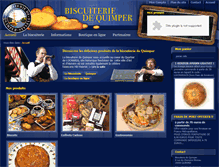 Tablet Screenshot of biscuiteriedequimper.com